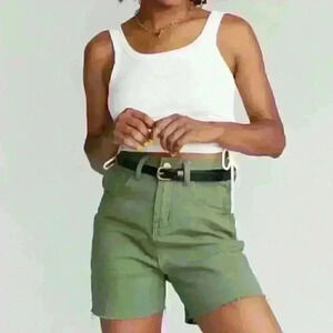 NWT Princess Polly Abel Shorts in denim Green Size 12